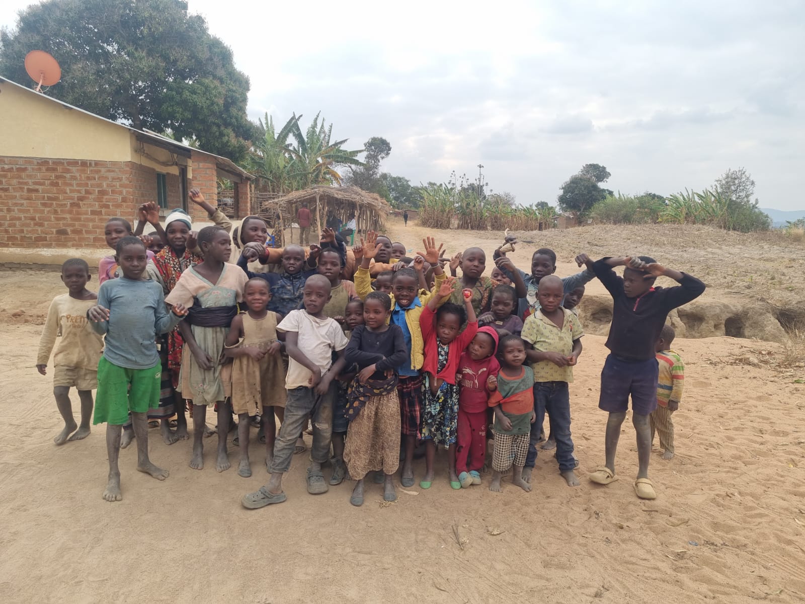 Children from the local community